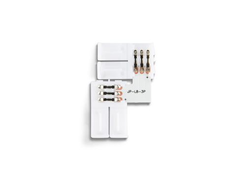 Соединитель угловой L для светодиодной ленты 2835 12/24V (3 контакта) GS6601 (10 шт.) Ambrella Light illumination (иллуминатион) GS6601