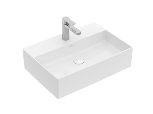 Раковина из сантехнического фарфора Villeroy Boch Memento 4A076001 60х42 накладная цвет белый