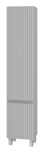 Шкаф-пенал Brevita Victory VIC-05035-500L 35х28х165 напольный/подвесной цвет серый