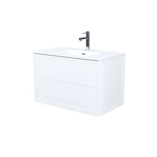 Тумба с раковиной IDDIS Oxford Neo OXN80W0i95K 81х47х50 подвесная цвет белый