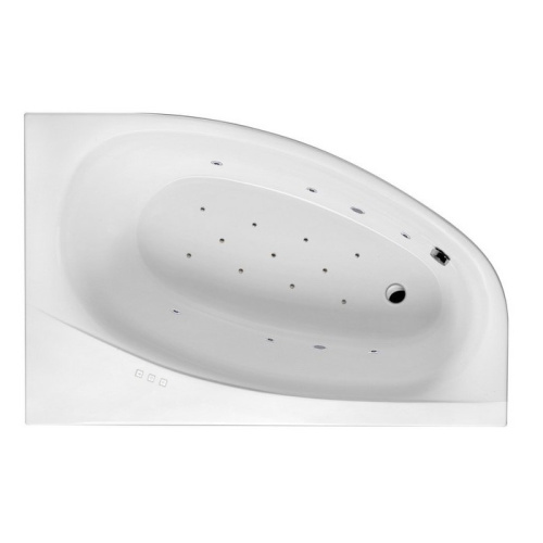 Ванна акриловая гидромассажная Excellent KAMELEON WAEX.KMP17.RELAX.CR 170х110 пристенная асимметричная с каркасом