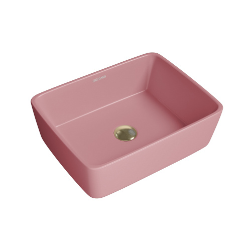 Раковина Grossman Color 48 см GR-3016PIM накладная цвет розовый матовый