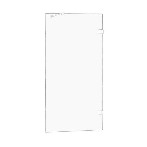 Душевая шторка на ванну New Trendy AVEXA White EXK-2964-WP 90х150 стекло прозрачное профиль белый ориентация универсальная