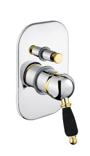 Смеситель для ванны и душа Fiore 89CO5134 встраиваемый в стену хром/золото