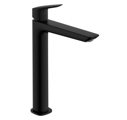 Смеситель Hansgrohe 71257670 на раковину/столешницу черный матовый