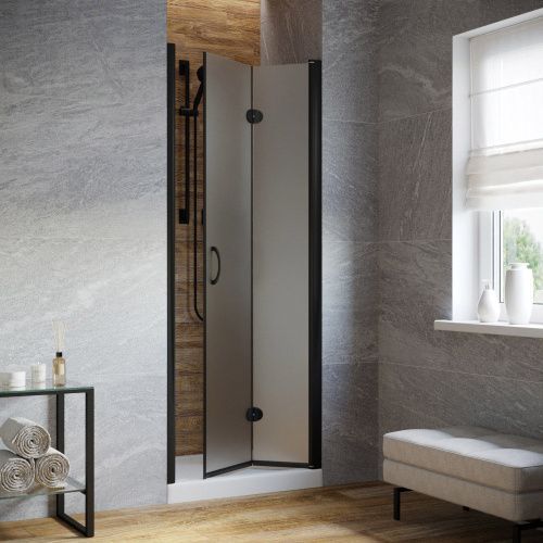 Душевая дверь Vegas-Glass GPS LUX GPS LUX 90 02М 10 R 90х200 стекло матовое профиль черный