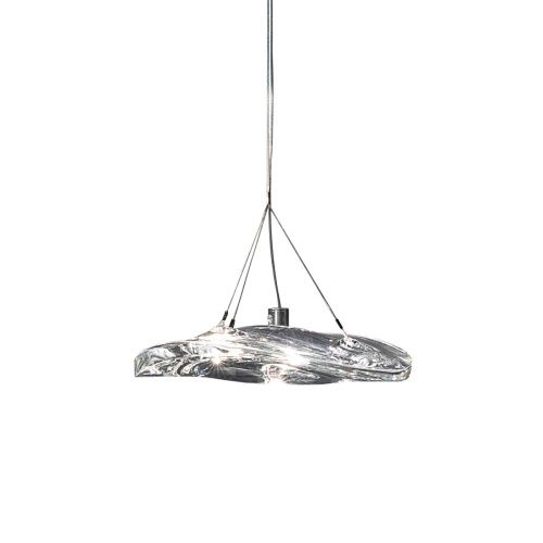 Светильник подвесной Delight Collection Manta (Манта) 2049P/D250 silver/clear