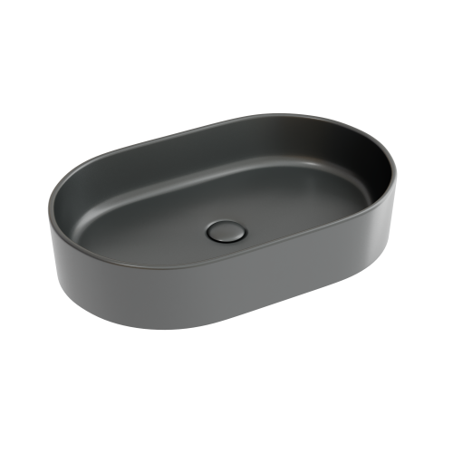 Раковина Ceramica Nova ELEMENT 61 см CN6048MDH накладная цвет темный антрацит матовый