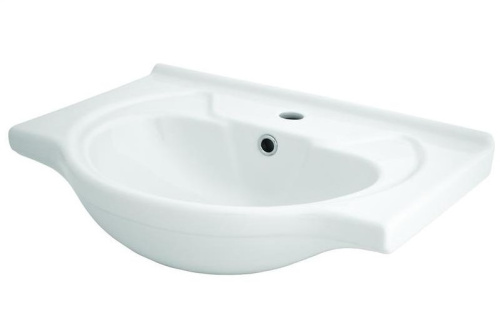 Раковина из санфаянса Aquaton 1WH109652 60х47 накладная цвет белый