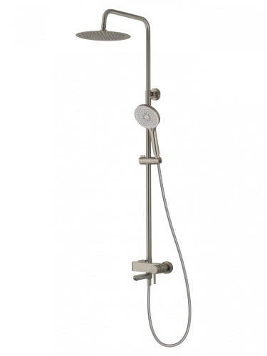 Душевая стойка Wonzon & Woghand Solo WW-739032-BN настенная цвет никель