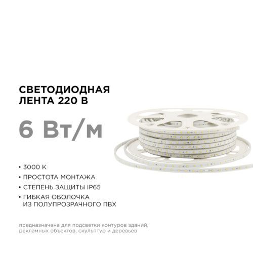 Светодиодная лента Apeyron Стандарт 17-44