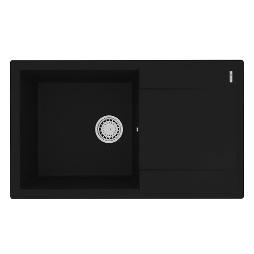 Кухонная мойка LeMark Imandra 840 9910031 84х50 цвет антрацит