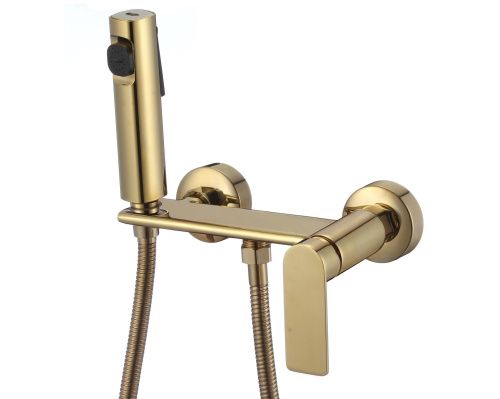 Гигиенический душ со смесителем Savol S-FXQ012C золото матовое