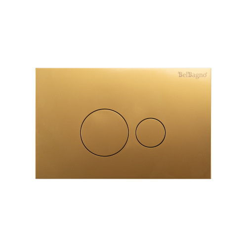 Клавиша смыва механическая BelBagno BB083ORO.MAT цвет золото