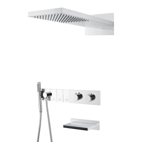 Душевая система Boheme Zodiac 133-2-CR встраиваемая цвет хром