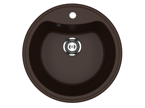Кухонная мойка Ulgran Classic U-601-345 51х51 цвет коричневый