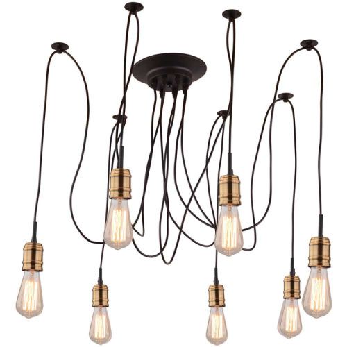 Люстра подвесная Arte Lamp Mazzetto (Маззетто) A4290SP-7BK