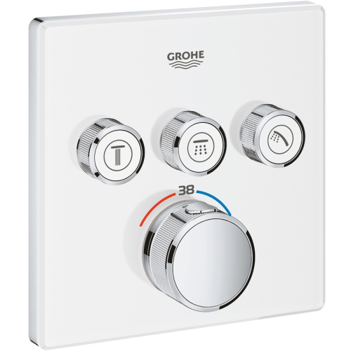Смеситель  Grohe Grohtherm 29157LS0 встраиваемый белый