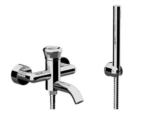 Смеситель для ванны Remer Element ET02 настенный хром