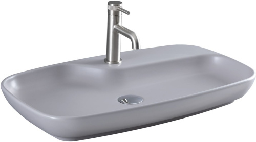 Раковина керамическая Allen Brau Liberty 4.32011.AN 70х43 накладная цвет серый