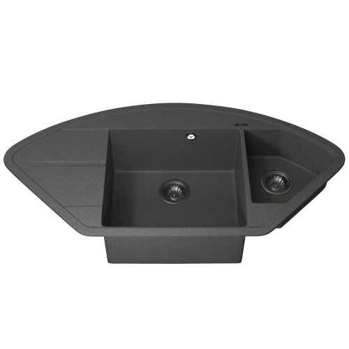 Кухонная мойка Uperwood Quartz Premium UPD-06 3910202122 100,6x51 цвет серый матовый