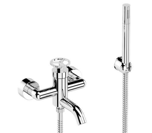 Смеситель для ванны Remer Chrono CH02 настенный хром