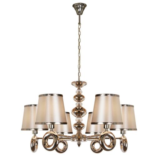 Люстра подвесная iLamp Brooklyn (Брооклын) P2401-6 Nickel
