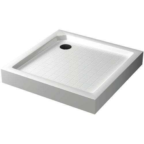Душевой поддон из стеклопластика RGW SMC 57350199-01 90х90 белый с ножками