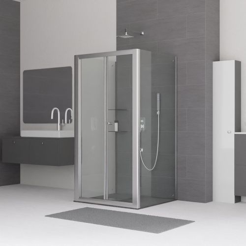 Душевой уголок RGW Classic 04094109-11P 100х90 стекло прозрачное профиль хром без поддона