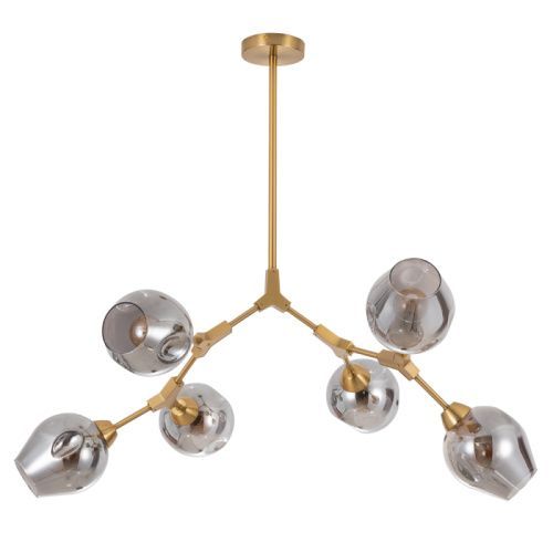 Люстра на штанге Arte Lamp Yuka (Ыука) A4103SP-6PB