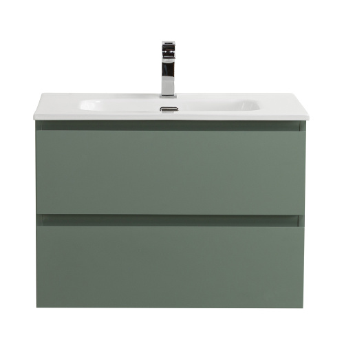 Тумба под раковину BelBagno KRAFT 39 KRAFT 39-700/390-2C-SO-VO 70х40 подвесная цвет зеленый