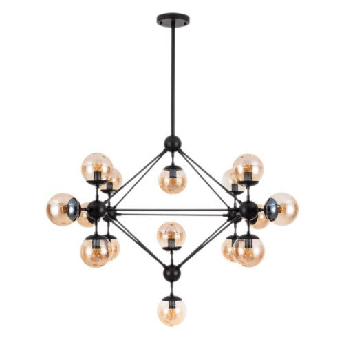 Люстра на штанге Arte Lamp Bolla (Болла) A1664SP-15BK