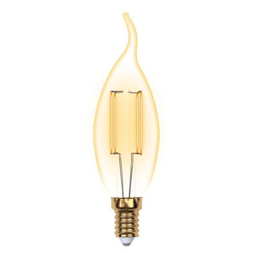 Лампа светодиодная филаментная Uniel Vintage (Винтаге) LED-CW35-5W/GOLDEN/E14 GLV21GO