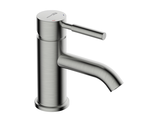 Смеситель WasserKRAFT Wern 4200 4205 на раковину никель