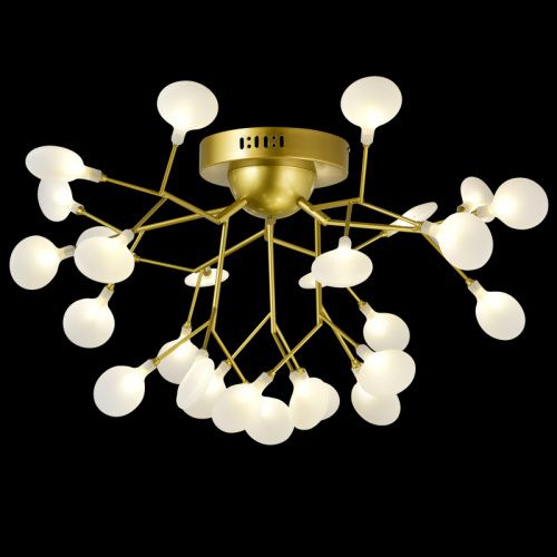 Люстра потолочная Natali Kovaltseva Grace (Граце) GRACE 75126/6C GOLD SATIN