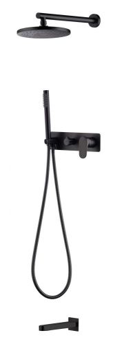 Душевая система Boheme Spectre 454-2-B встраиваемая цвет черный