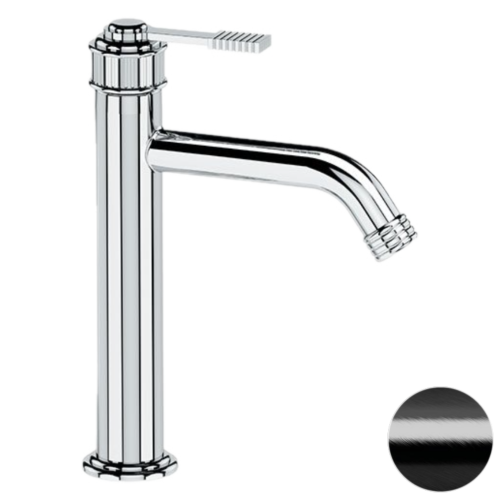 Смеситель Remer Atelier AL12ACFP на раковину черный брашированный хром