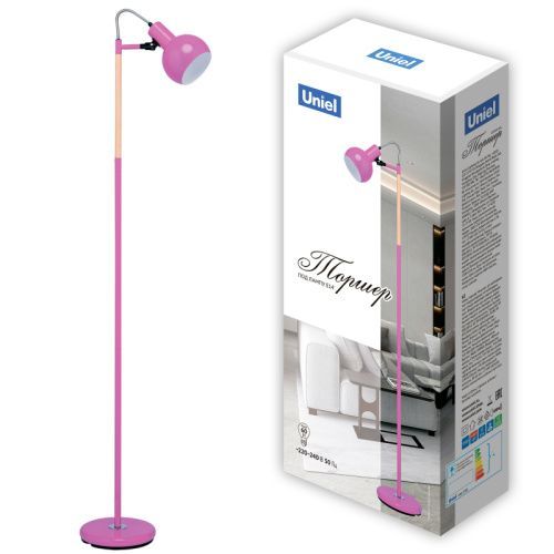 Торшер Uniel UML-T702 UML-T702 E14 PINK