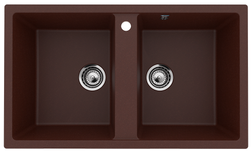 Кухонная мойка Ulgran Classic U-708-345 86х51 цвет шоколад