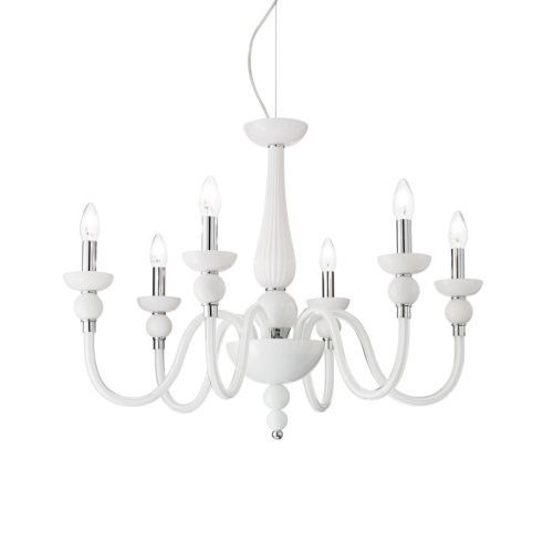 Люстра подвесная Ideal lux Doge Bianco (Доге Бианцо) Doge SP6 Bianco