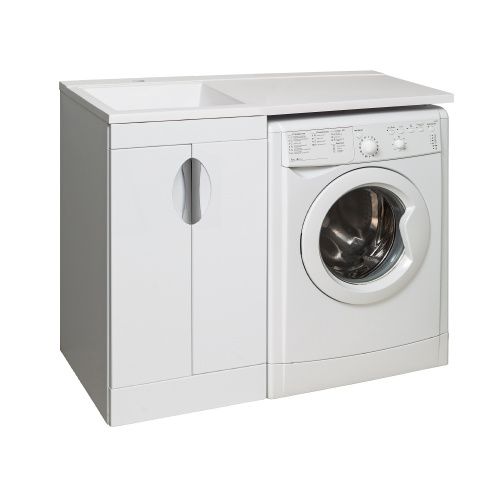 Тумба под раковину Runo Лира 00-00000144 40х50 напольная цвет белый