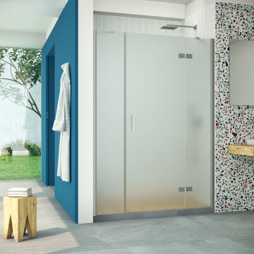 Душевая дверь Vegas-Glass AFP-F Retta AFP-F Retta 130 07 10 R 130х200 стекло матовое профиль хром