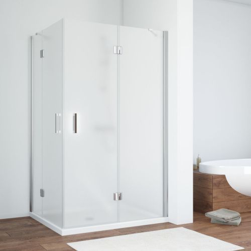 Душевой уголок Vegas-Glass AFA-F TUR+NOVO AFA-F TUR NOVO h1890 90*80 08 10 R 90х80 стекло матовое профиль хром без поддона