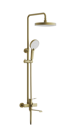 Душевая стойка BELZ B812 B24812-5 настенная цвет золото
