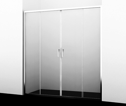 Душевая дверь WasserKRAFT Lippe 45S 45S08 150x190 стекло прозрачное 6 мм