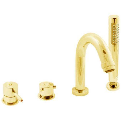 Смеситель RavSlezak SE962.5PZ на борт ванны золото