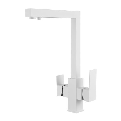 Смеситель для кухни Shevanik S148C на мойку белый