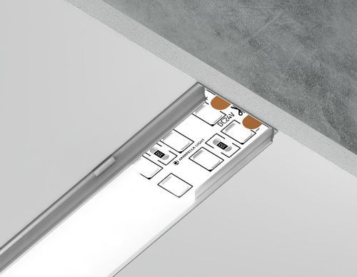 Алюминиевый накладной профиль Ambrella Light Alum Profile (Алум Профиле) GP1500AL
