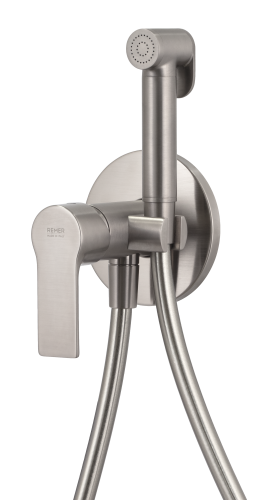 Гигиенический душ со смесителем Remer EY65WXV сталь