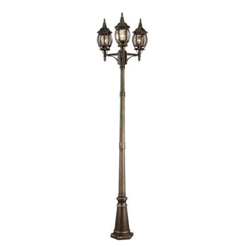 Садово-парковый светильник Arte Lamp Atlanta (Атланта) A1047PA-3BN